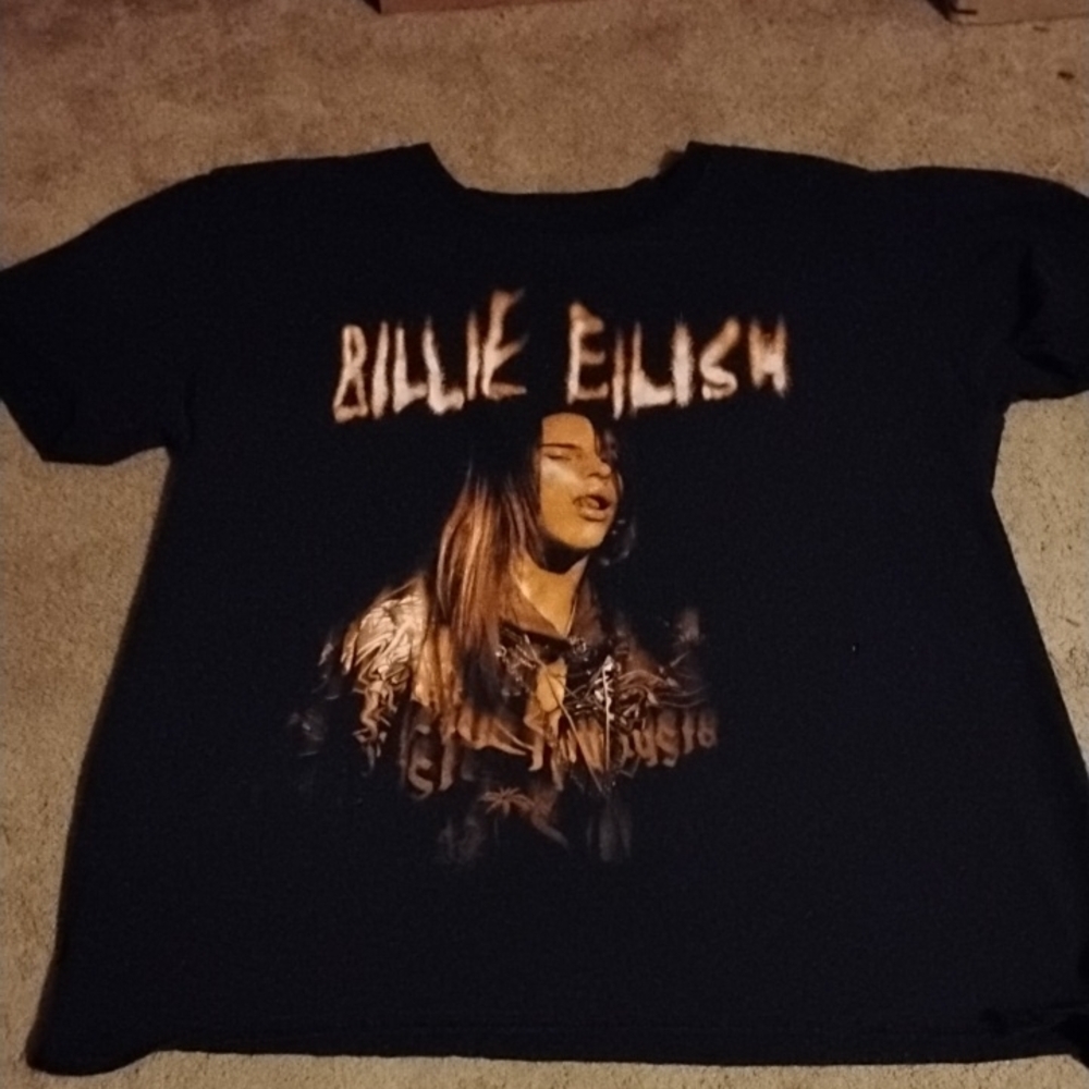Billie Eilish Black Graphic T-Shirt